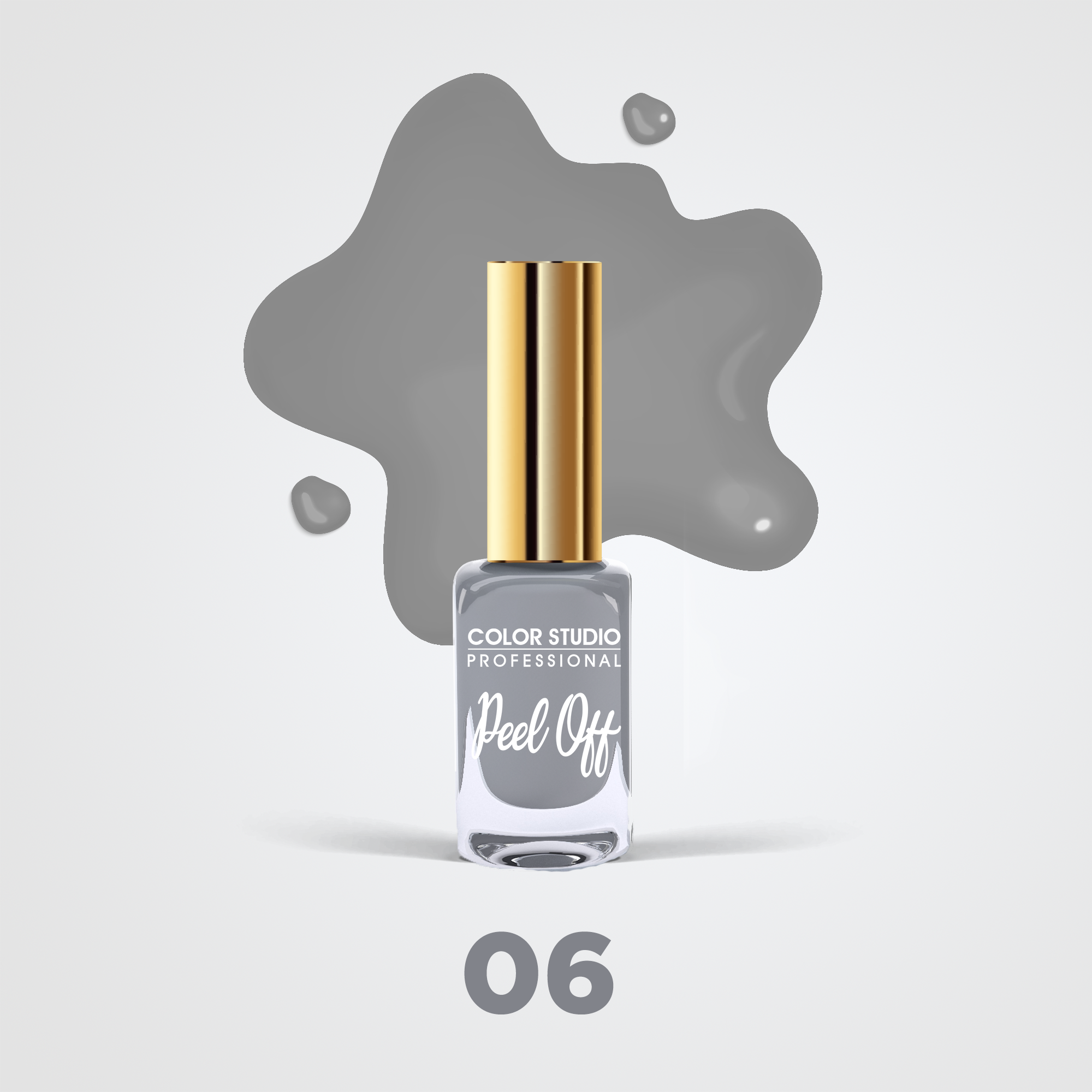 06 DEMURE- PEEL OFF NAIL COLORS - WATER BASED NAIL POLISH