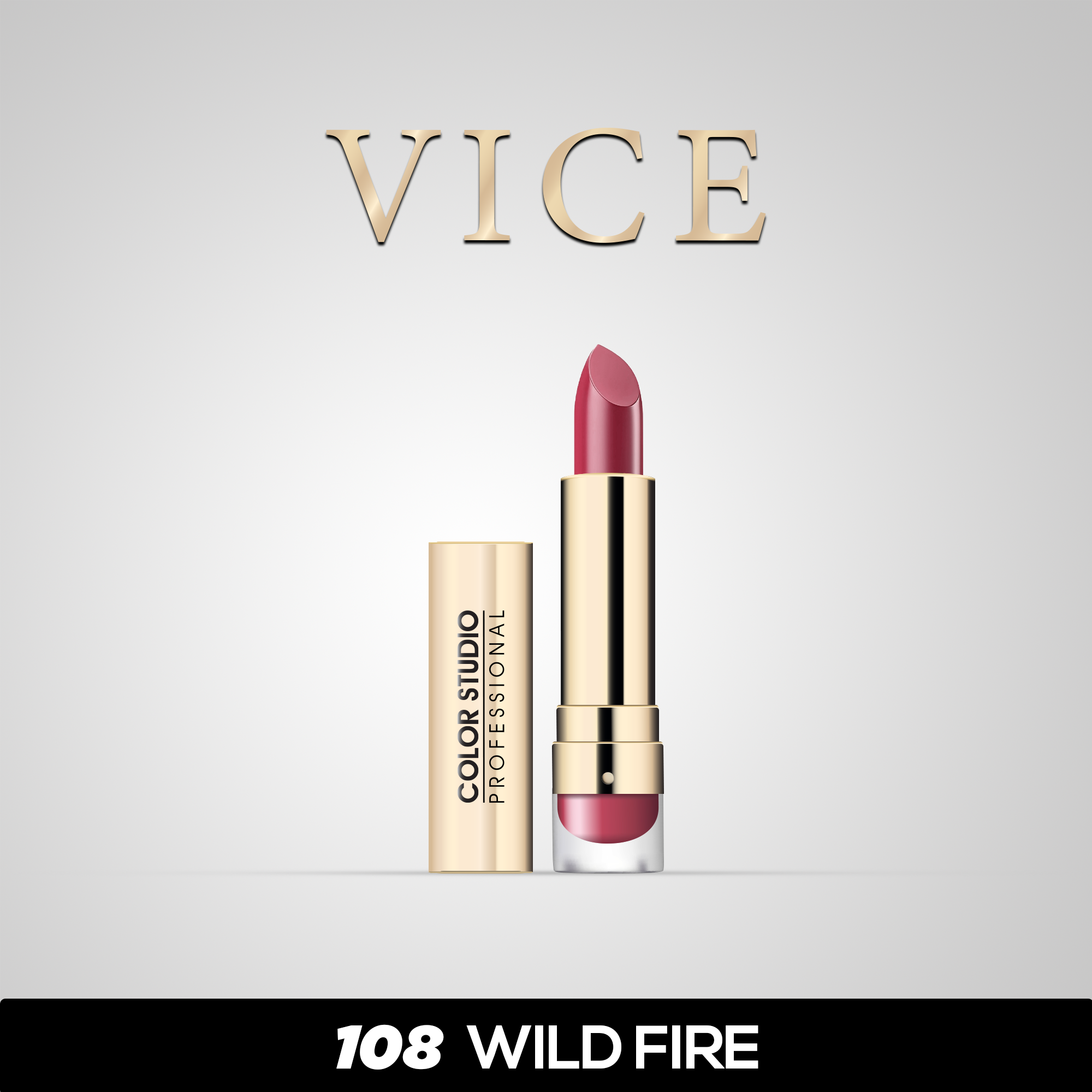 108 WildFire Color Play Vice Lipstick