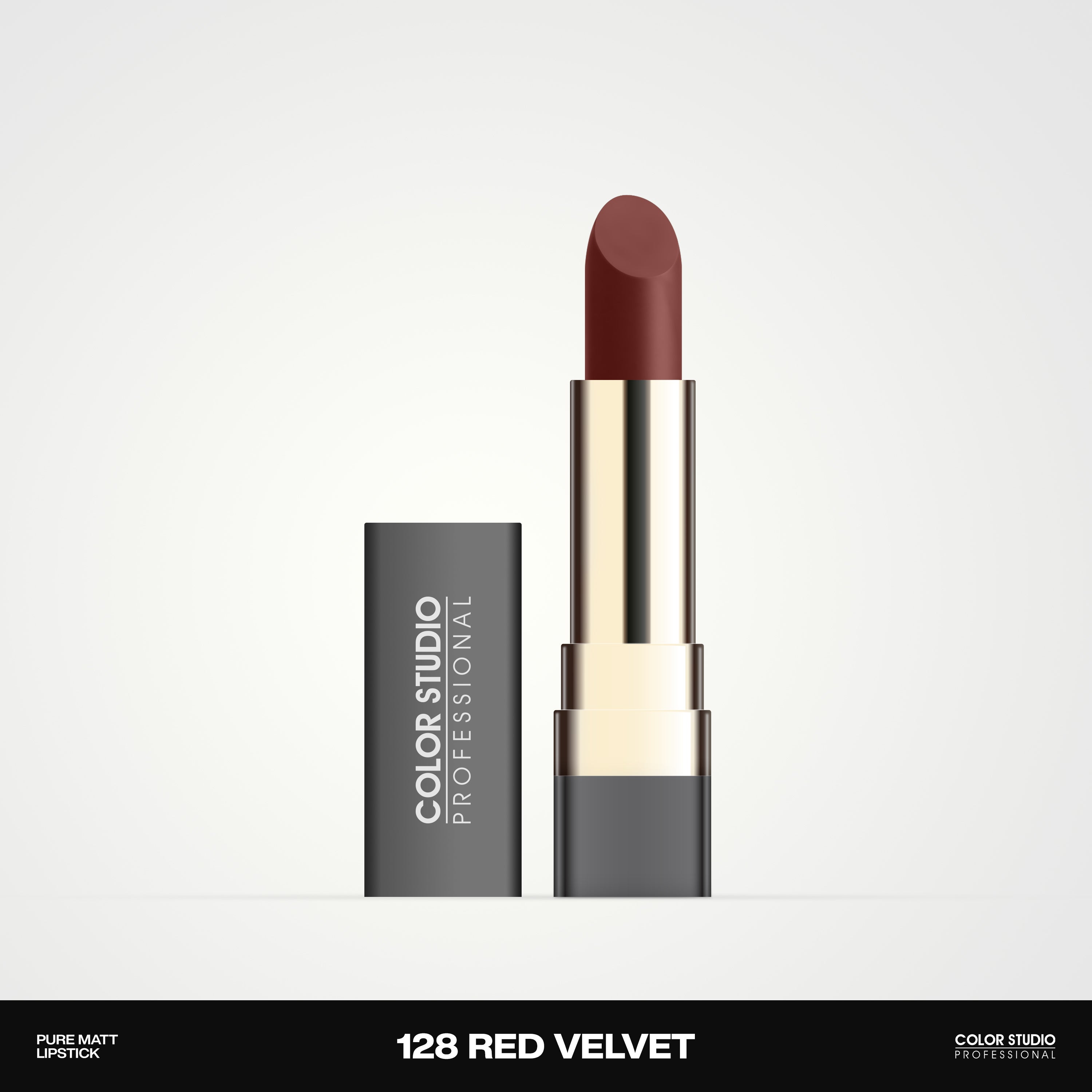 PURE MATT LIPSTICK - 128 RED VELVET