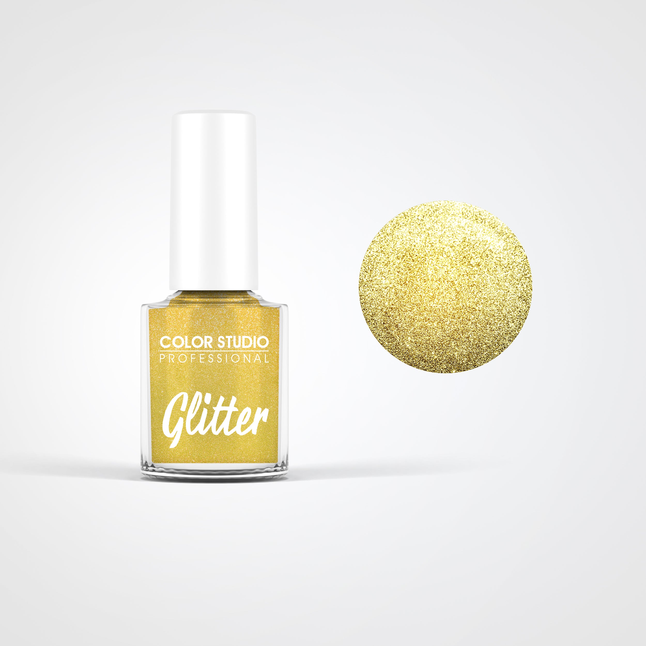 Glitter Nail Colors - Cosmic Gold 20